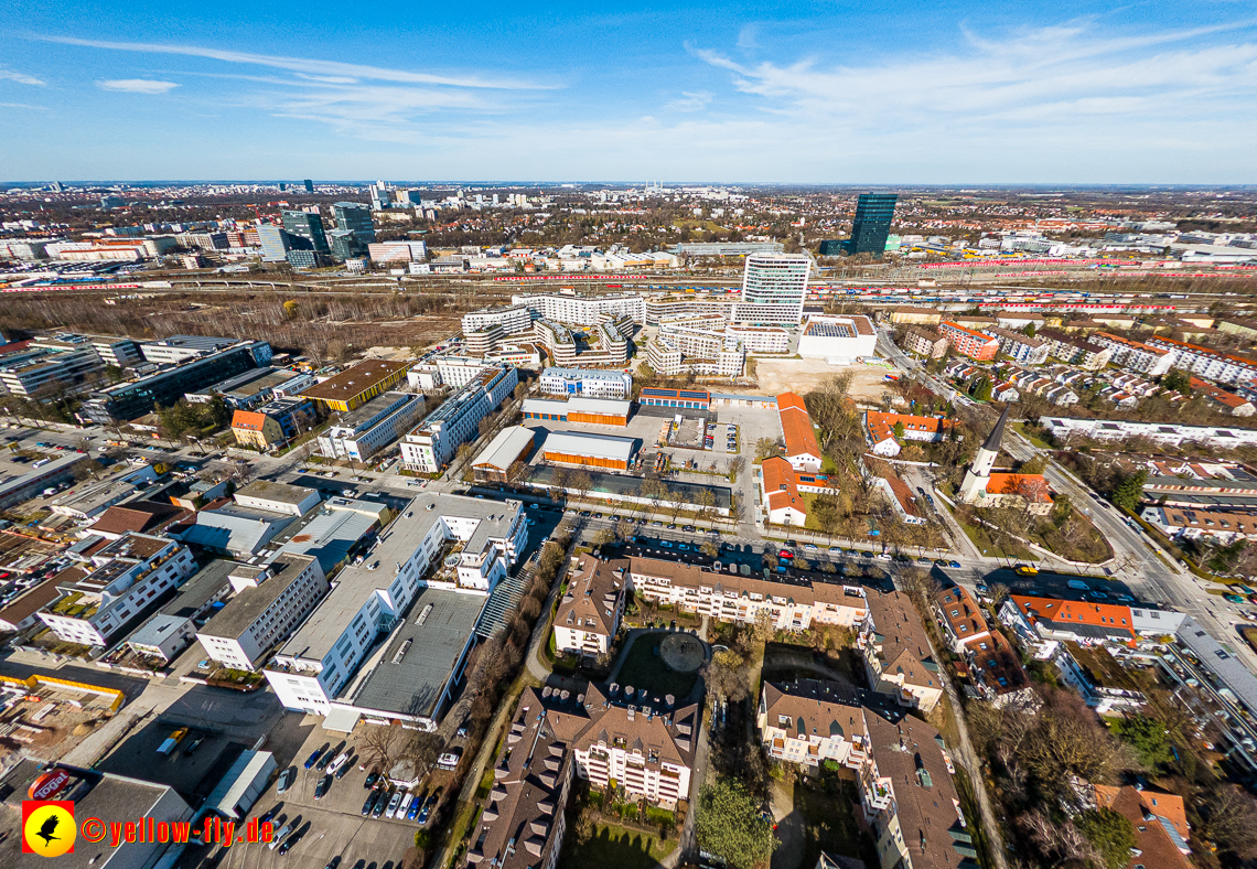 20.02.2023 - der Hachinger Bach zwischen Berg am Laim und Neuperlach